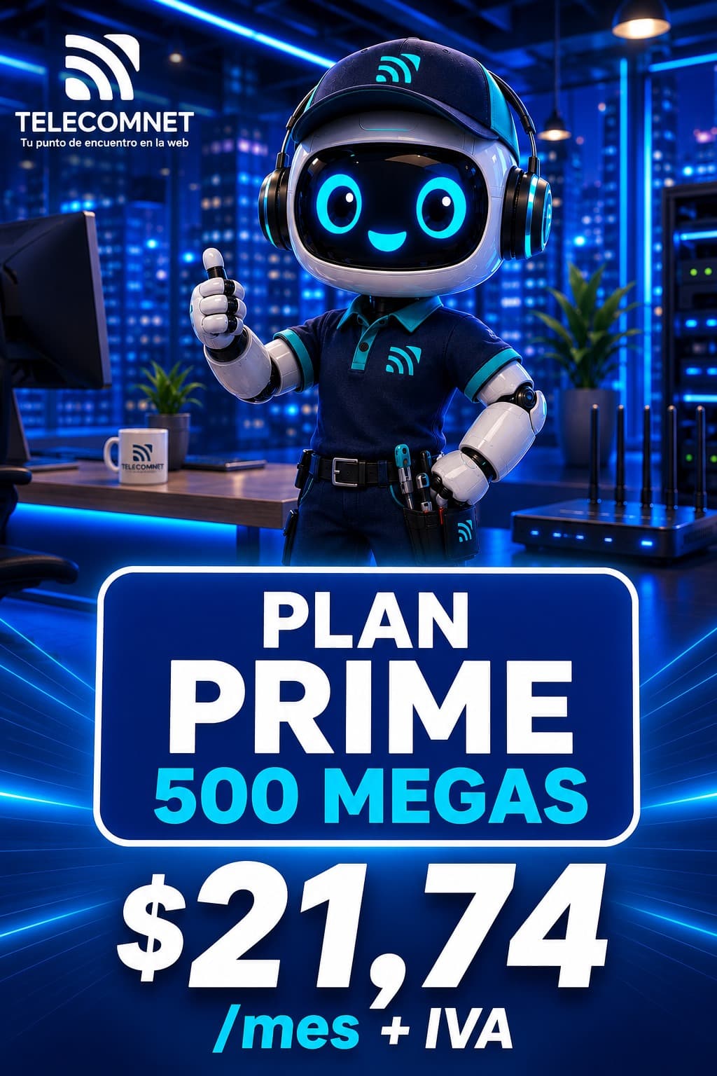 Robot mascota plan PRIME