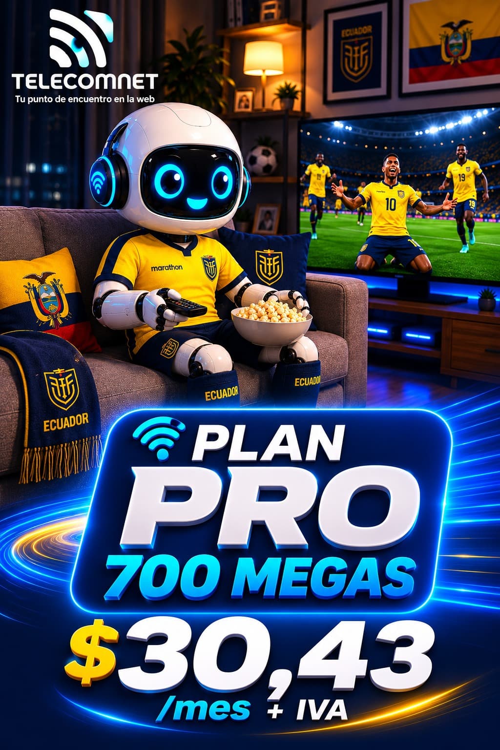 Robot mascota plan PRO